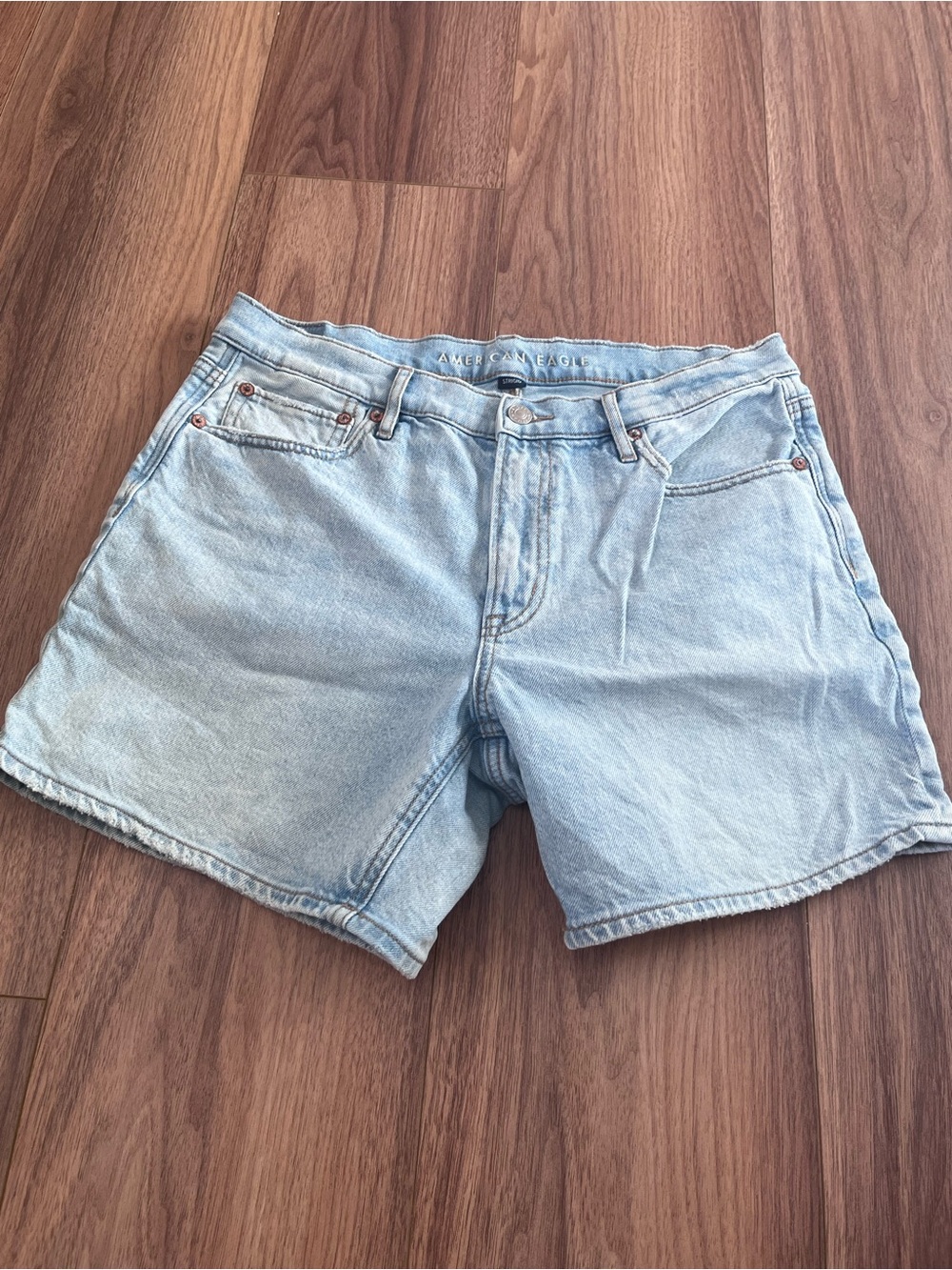 American Eagle Outfitters Light Wash Denim Shorts - Women